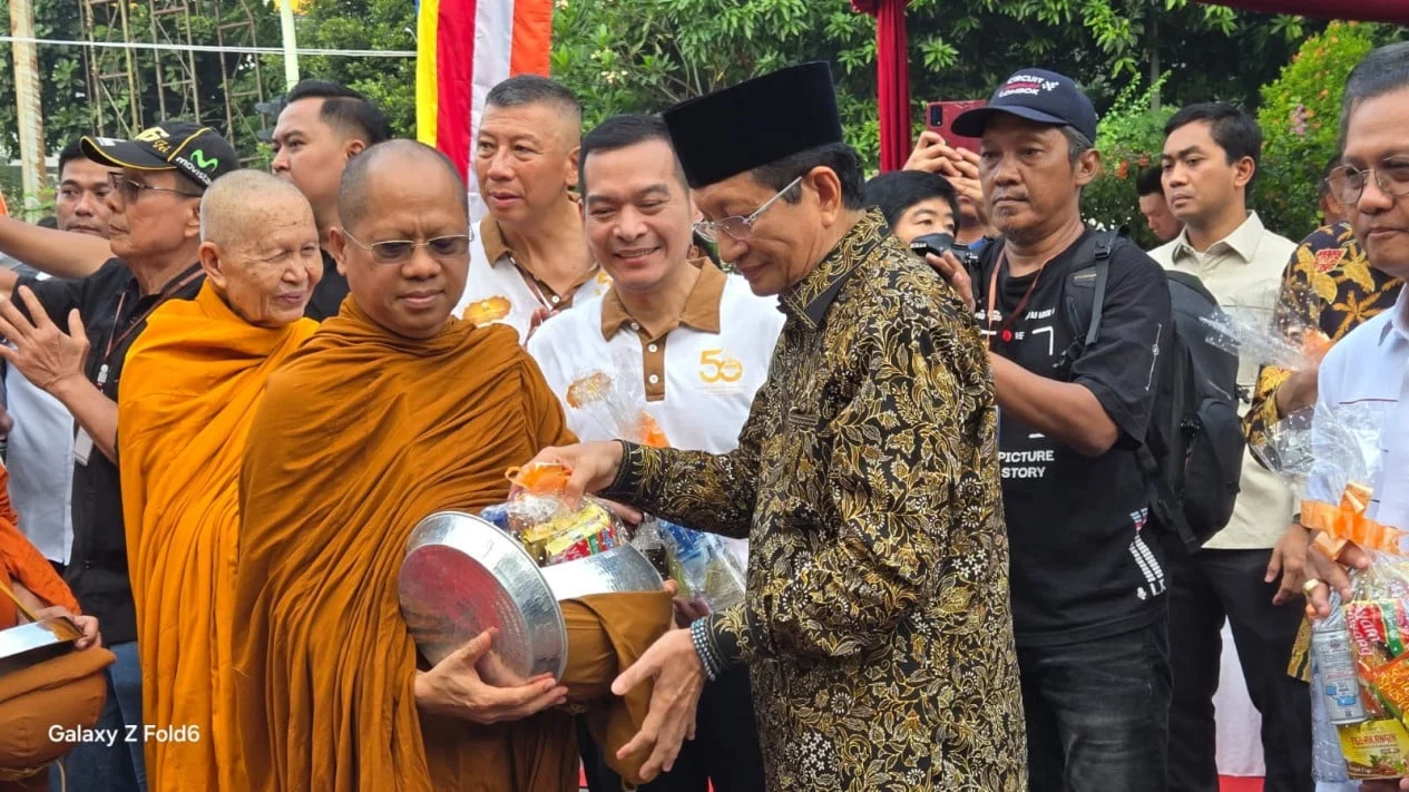 Menteri Agama Nasaruddin Umar: Pindapata Nasional Ajarkan Kita Seni Melepaskan