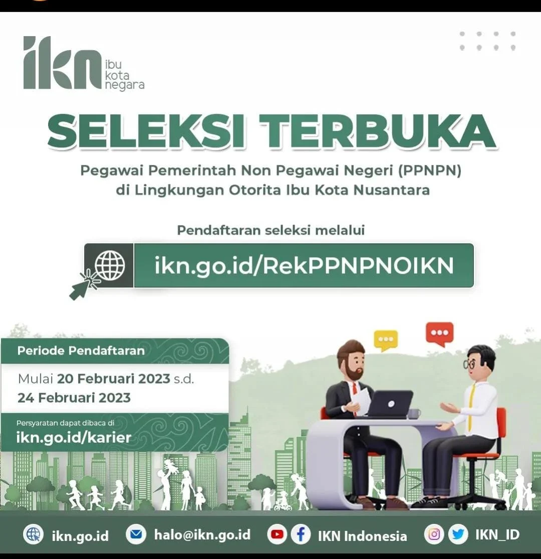 Otorita Ibu Kota Nusantara Buka Lowongan Kerja, Ini Cara Daftar dan Tahap Seleksinya