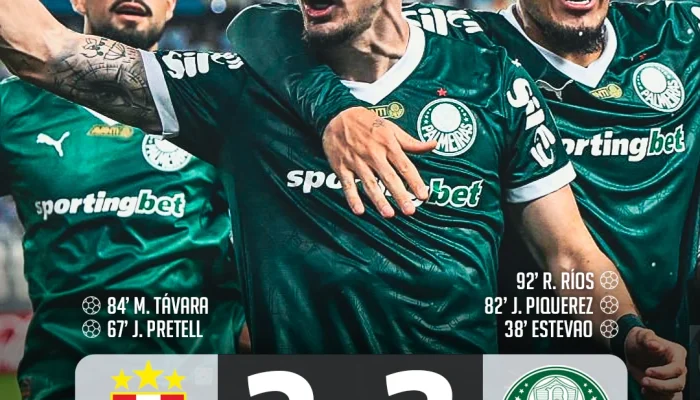 Palmeiras Tumbangkan Sporting Cristal 2-0, Memimpin Grup F Copa Libertadores