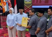 Paslon 02, Mirza-Jihan Ditetapkan Jadi Gubernur Lampung dan Wakil Terpilih