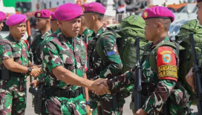 Pasukan Marinir 1 Siap Melaksanakan Tugas, Dukung Pembangunan di Wilayah