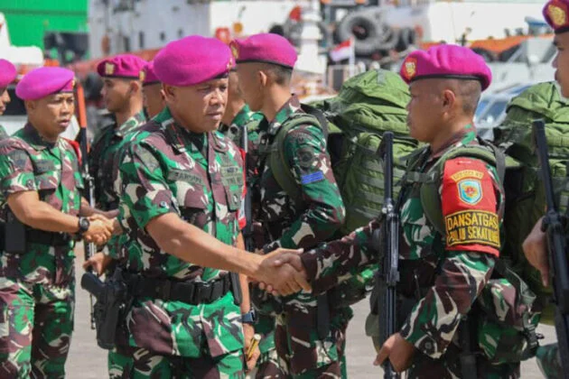 Pasukan Marinir 1 Siap Melaksanakan Tugas, Dukung Pembangunan di Wilayah