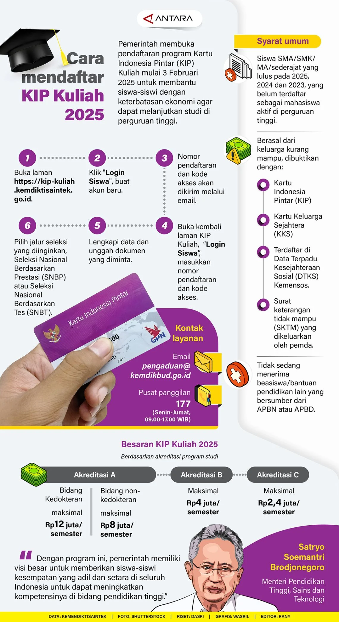 Pendaftaran KIP Kuliah 2025 Masih Dibuka, Ini Link dan Tahapan Pendaftaran