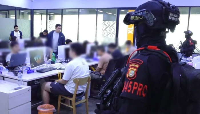 Penggerebekan Markas Judol Internasional di Jakarta Barat
