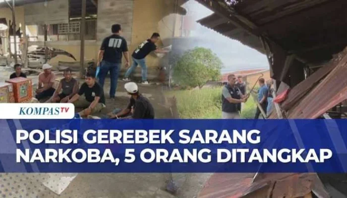 Penggerebekan Sarang Narkoba di Medan: Polisi Tangkap Empat Tersangka