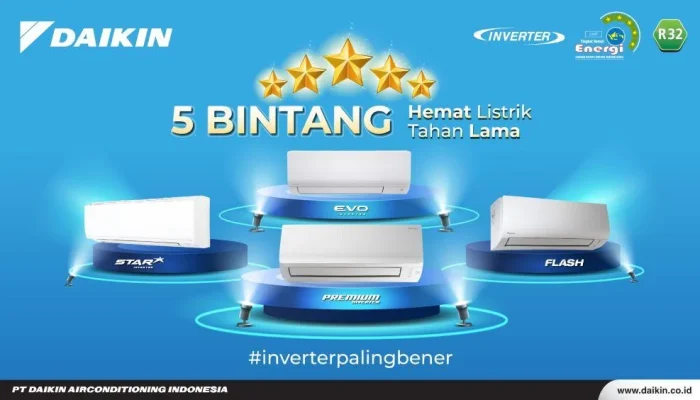 Pilih AC Split 1.5 Ton 5 Bintang yang Tepat untuk Menghemat Tagihan Listrik dan Menikmati Pertandingan Sepak Bola yang Seru