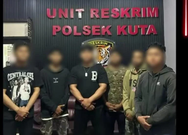 Polsek Kuta Ringkus Tujuh Pengeroyok Pria Jakarta di Sunset Road, Satu Buron