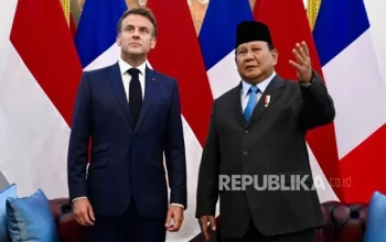 Prabowo Subianto dan Emmanuel Macron Sepakati Solusi Dua Negara untuk Palestina