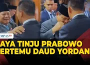 Presiden Prabowo Subianto Adu Tinju dengan Daud Yordan, Simbol Kekompakan di Gedung Parlemen
