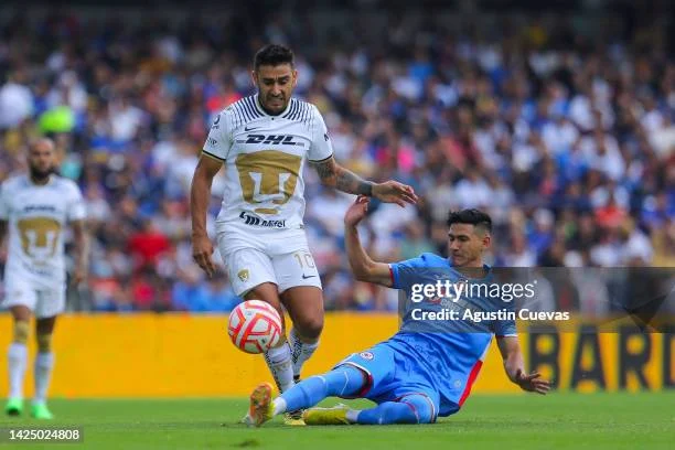 Pumas UNAM vs Cruz Azul: Antuna Minta Maaf atas Expulsi