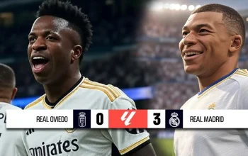 Real Madrid Menang 2-0 Atas Real Oviedo di La Liga