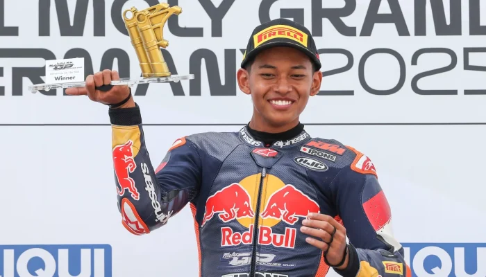 Rekor Kecepatan Terbaru Veda Ega: Top Speed 222,2 km/jam dan Finis P6 di Moto3 Jerez 2026!