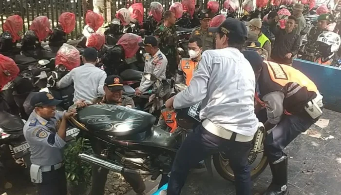Ribuan Motor Ilegal Ditemukan di Jaksel, Siap Diekspor ke Afrika