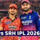 RR vs SRH: Pertarungan Sengit Menuju Final IPL 2026