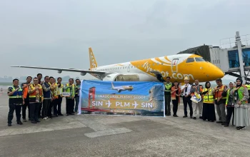 Rute Penerbangan Singapura-KEK Tanjung Kelayang Resmi Dibuka