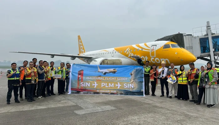 Rute Penerbangan Singapura-KEK Tanjung Kelayang Resmi Dibuka