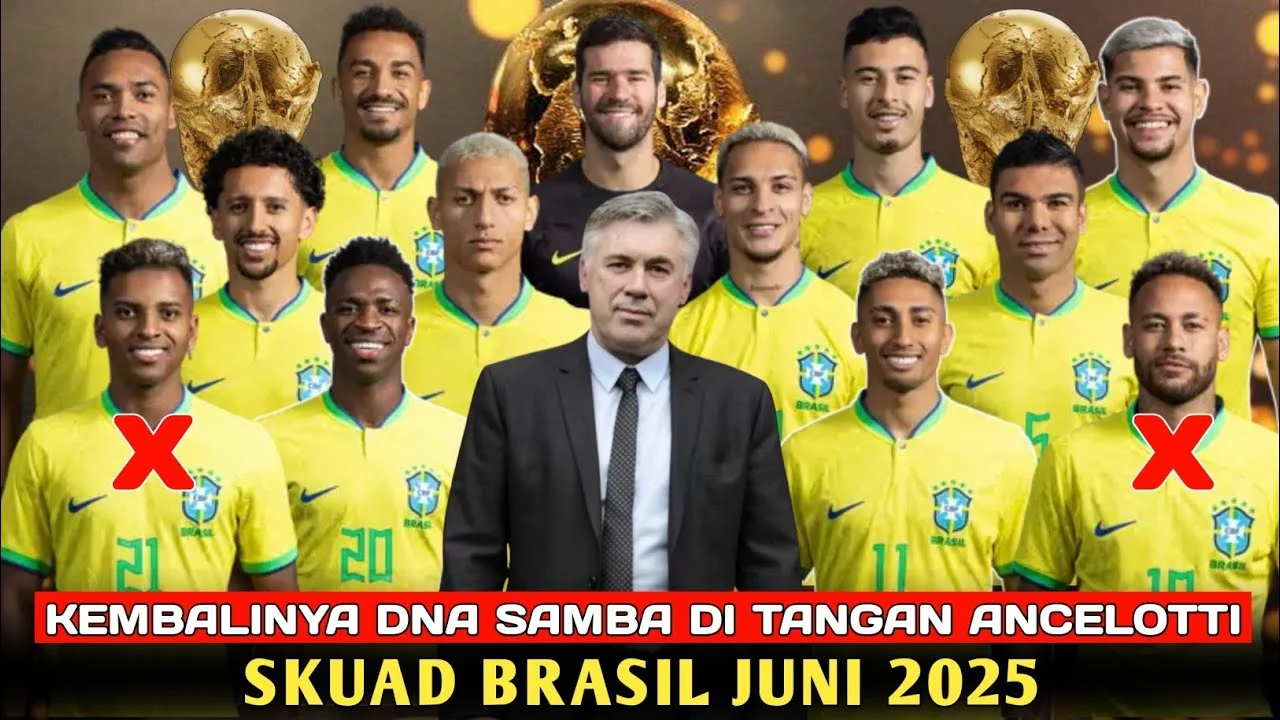 Skuad Sementara Brasil dan Prediksi Piala Dunia 2026