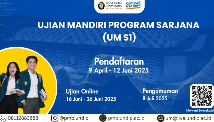 Undip Buka Jalur Mandiri 2026, Pato Jadi Wisudawan 18 Tahun, dan Inovasi Mahasiswa Raih Penghargaan Internasional