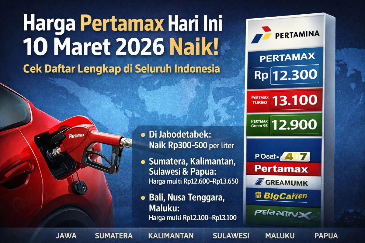 Update Harga BBM Gorontalo Hari Ini: Pertamax Rp12.600, Cek Daftar Se-Indonesia