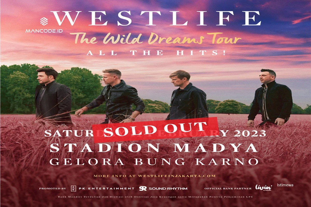 Westlife Kembali ke Jakarta: Tiket Konser Habis Terjual dalam 12 Jam