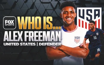 Alex Freeman Siap Membuat Debut Piala Dunia Bersama Tim Nasional Pria AS