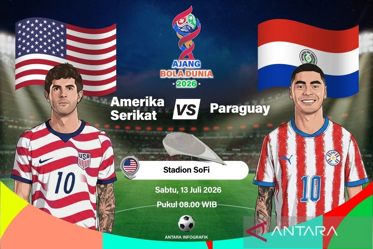 Amerika Serikat Menang Telak 4-1 Atas Paraguay di Piala Dunia 2026