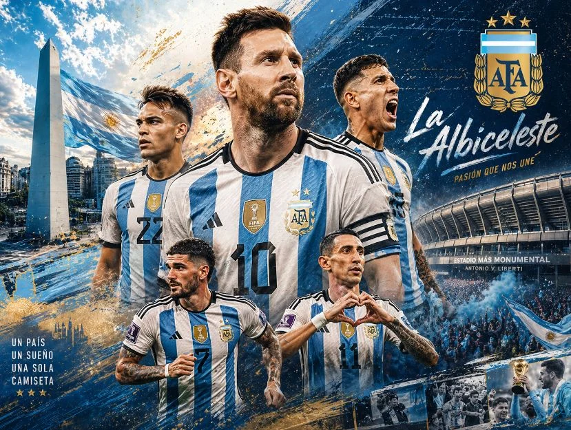 Argentina Siap Pertahankan Gelar di Piala Dunia 2026 dengan Lionel Messi