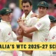 Australia Pimpin Klasemen WTC 2025-27, Sementara Aksi Big Freeze 12 Menghibur
