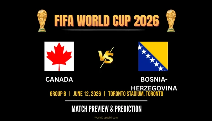 Canada vs Bosnia: Pertandingan Sengit di Hari Kedua Piala Dunia 2026