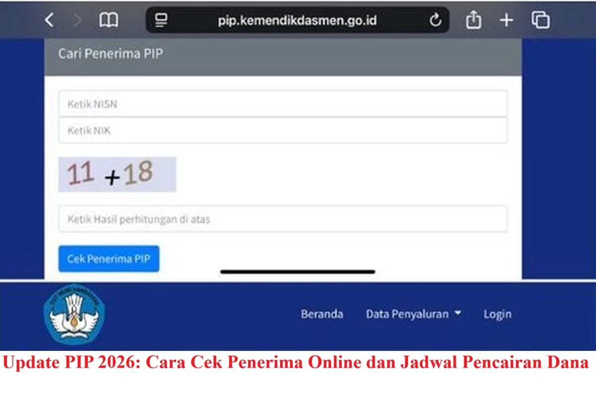 Cara Cek PIP 2026 Secara Online Lewat SIPINTAR dan Informasi Terkait