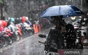 Cuaca Hari Ini: Jakarta dan Banten Berpotensi Hujan, Cirebon dan Bali Cerah Berawan
