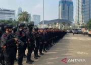 Demo Besar di Jakarta Hari Ini, Ribuan Personel Gabungan Siaga