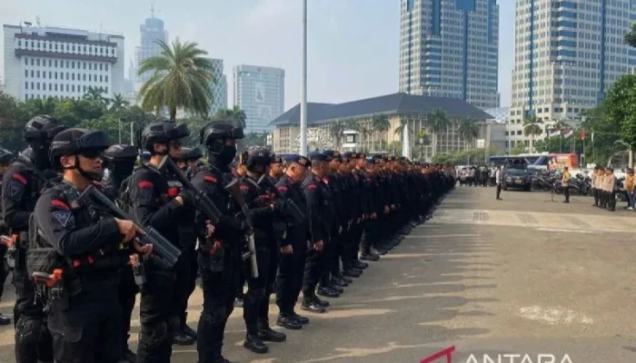 Demo Besar di Jakarta Hari Ini, Ribuan Personel Gabungan Siaga