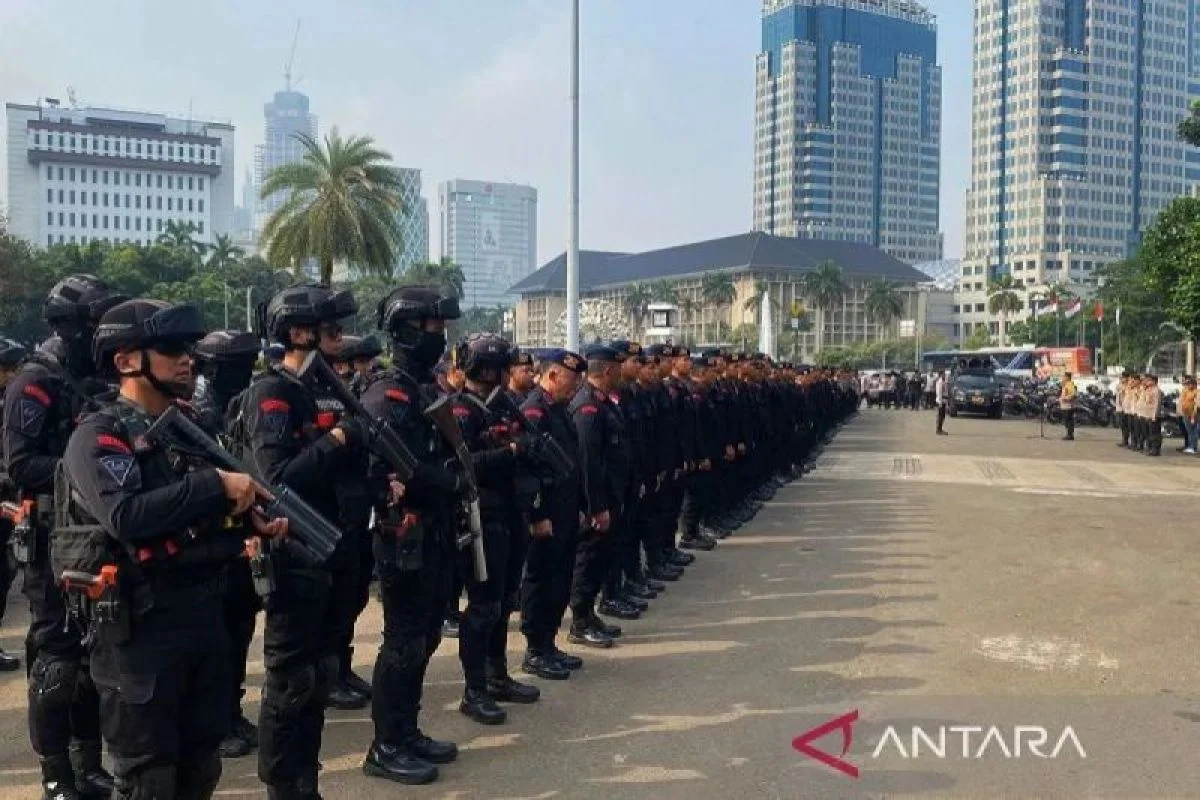 Demo Besar di Jakarta Hari Ini, Ribuan Personel Gabungan Siaga