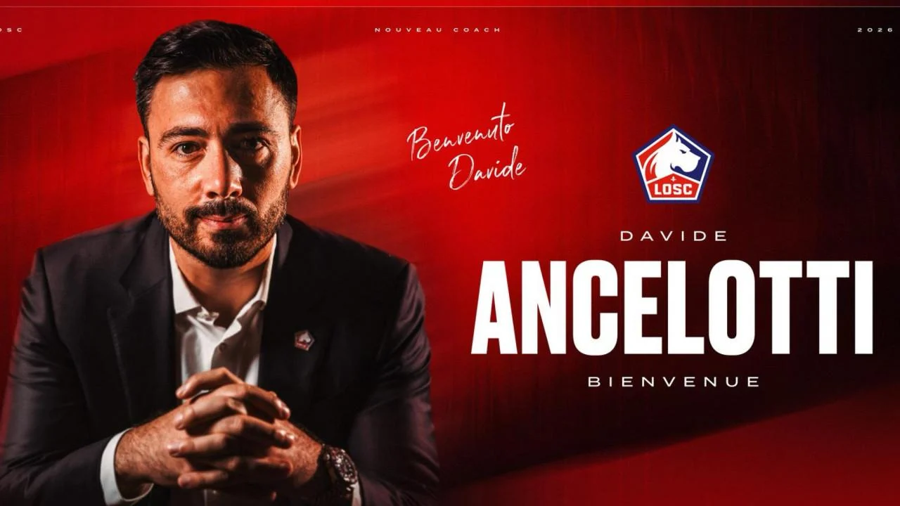 Eropa Liga: Lille Tunjuk Davide Ancelotti sebagai Pelatih Baru, Siap Nakhodai Calvin Verdonk Cs