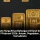 Harga Emas 24 Karat Terkini di Antam, Pegadaian, dan Hartadinata Abadi