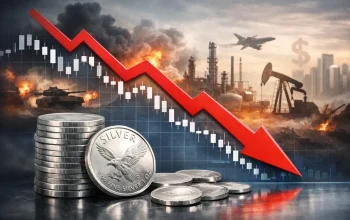 Harga Perak Turun di Awal Pekan, Dampak Konflik Timur Tengah Masih Terasa