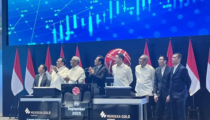 IHSG Anjlok, Saham PT Merdeka Gold Resources Tbk tetap Diborong Asing