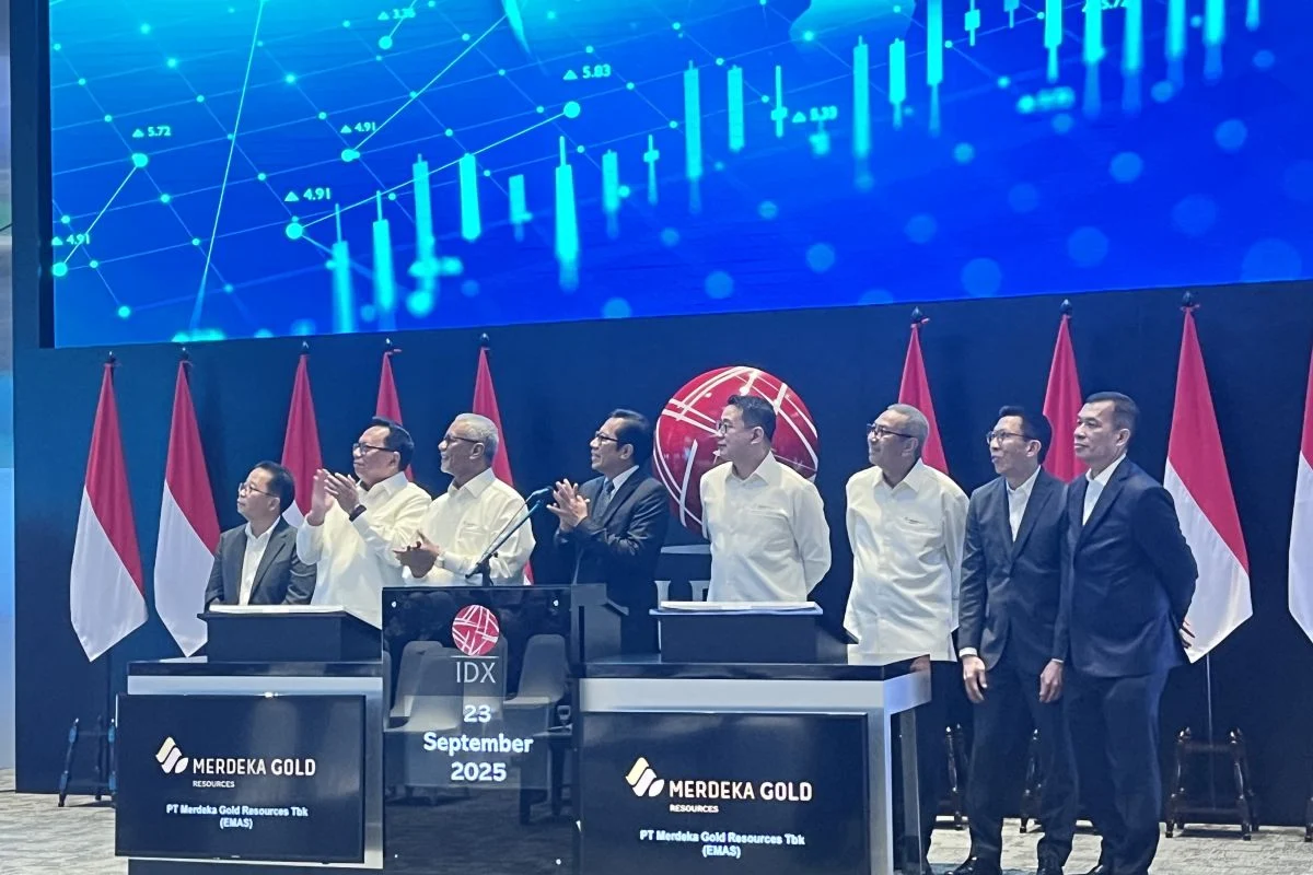 IHSG Anjlok, Saham PT Merdeka Gold Resources Tbk tetap Diborong Asing