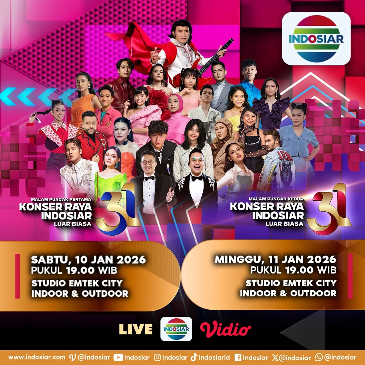 Indosiar Hadirkan Berbagai Acara Menarik, dari Sinetron hingga Pencarian Bakat