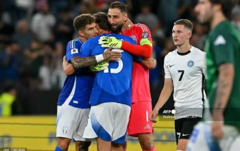 Italia Menang Atas Yunani Berkat Gol Pio Esposito