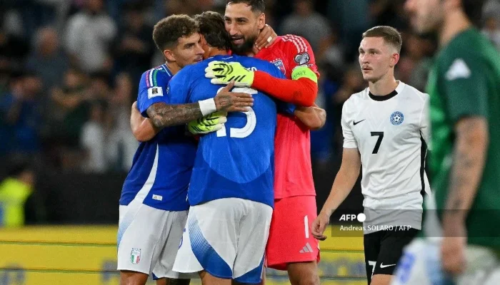 Italia Menang Atas Yunani Berkat Gol Pio Esposito