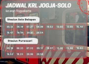 Jadwal KRL Solo-Jogja Hari Ini: Cek Rute dan Tarif Terbaru