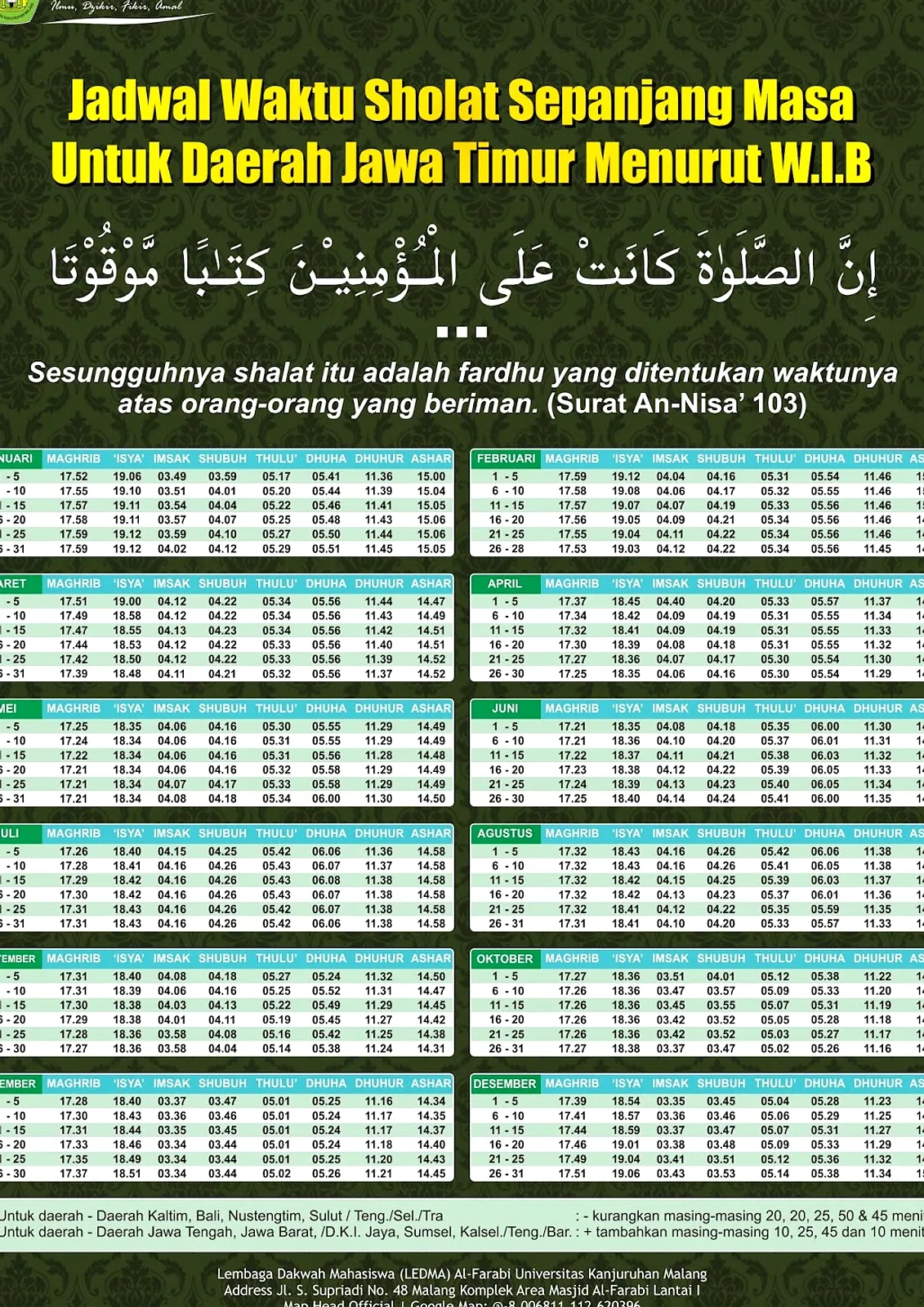 Jadwal Sholat Jumat dan Inovasi Digital untuk Umat Muslim