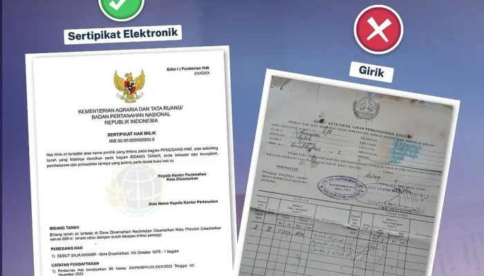 Kementerian ATR/BPN: Pemisahan Bidang Tanah dan Sertifikat Tanah Beda Luas dengan Girik Tidak Perlu Dikhawatirkan