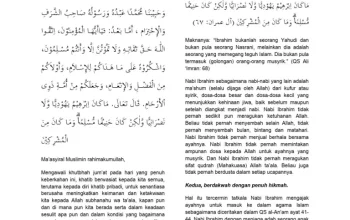 Khutbah Jumat 5 Juni 2026: Meneladani Perjuangan Nabi Ibrahim AS dalam Menegakkan Kebenaran