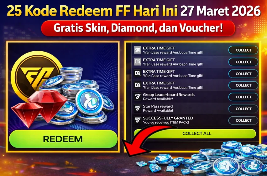 Kode Redeem FF Terbaru Juni 2026: Dapatkan Skin, Diamond, dan Hadiah Lainnya Secara Gratis