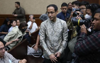 Lampu Mati di Pengadilan Tindak Pidana Korupsi Jakarta Pusat, Sidang Nadiem Makarim Terhambat