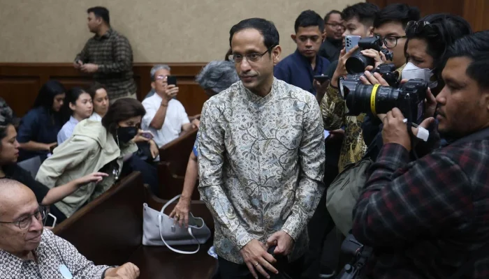 Lampu Mati di Pengadilan Tindak Pidana Korupsi Jakarta Pusat, Sidang Nadiem Makarim Terhambat