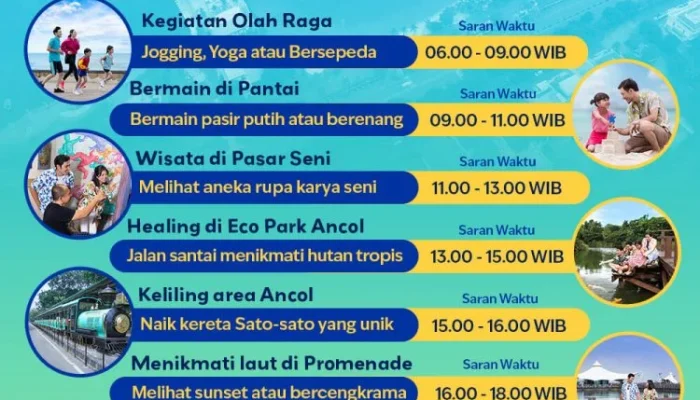 Liburan Sekolah di Ancol, Berbagai Acara Menarik dan Gratis Tiket Masuk